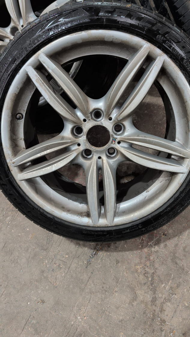 Tyre Set 2 Before photo 1 alloy wheel refurbishment photo