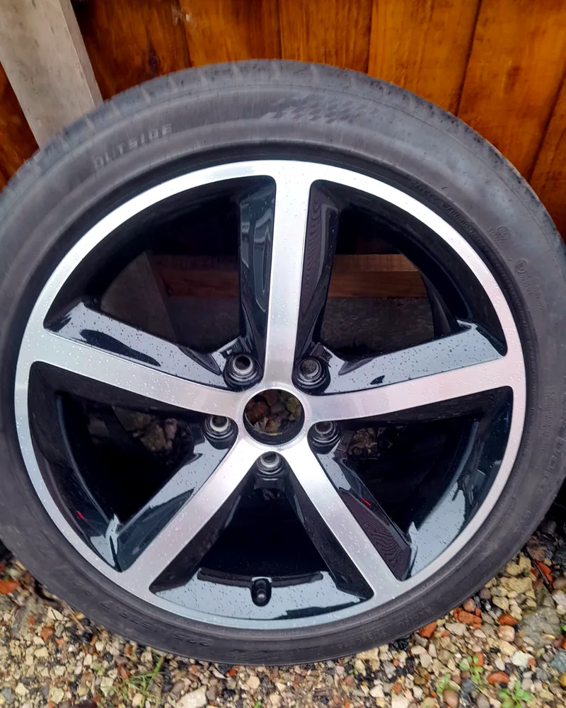 Finished wheel face detail